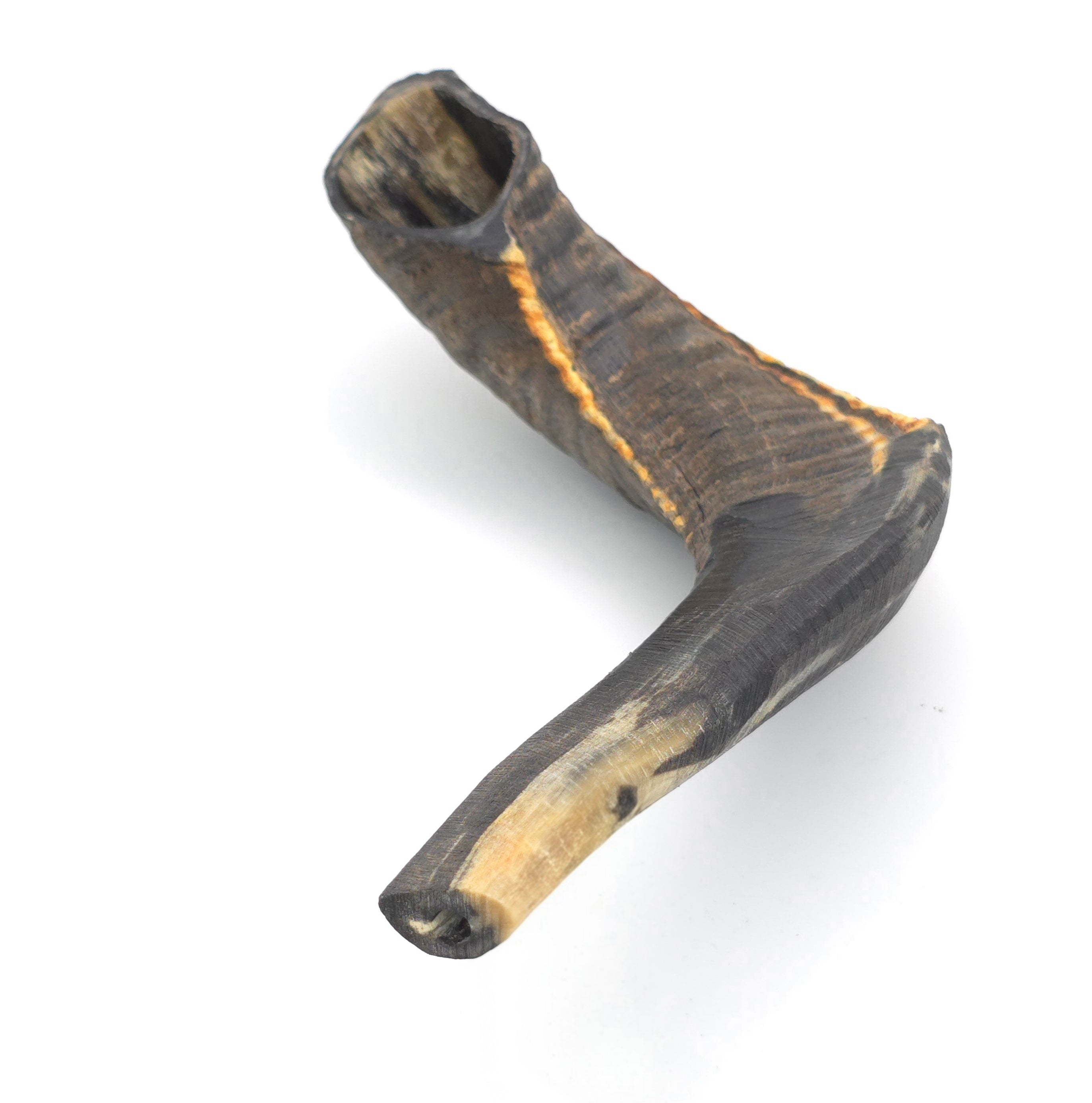 Modified, Cut and Drilled Moroccan Ram's Horns