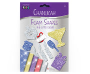 Chanukah Glitter Foam Shapes