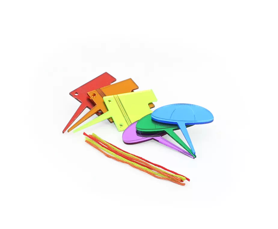 Upsherin Lucite Cake Toppers - 3 Colors
