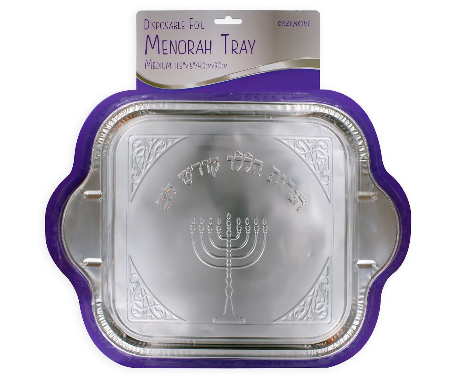 Foil Menorah Tray - Square