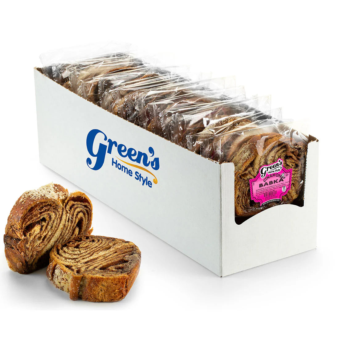 Individually Wrapped Green's Babka Slices