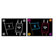 Simchas Torah Dotty Sticker Art - 10 PK