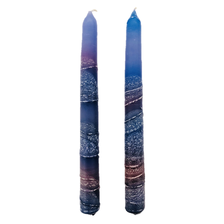 Hand Dipped Color Candles 10"