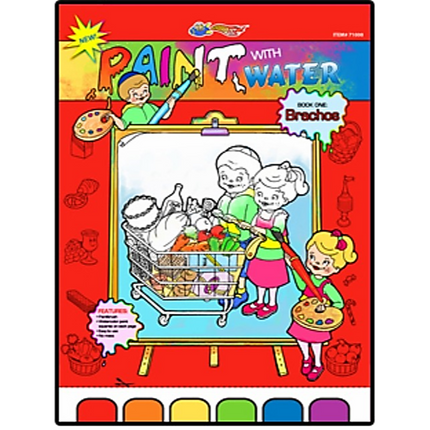 Paint With Water Book- BRACHOS