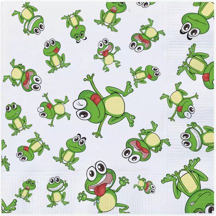 Passover Napkins - Frogs
