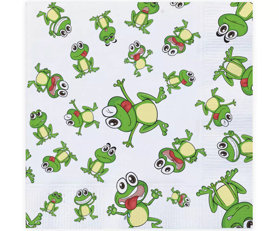 Passover Napkins - Frogs