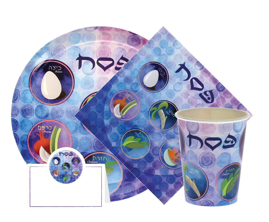 Passover Paper Plate 9" - 12PK