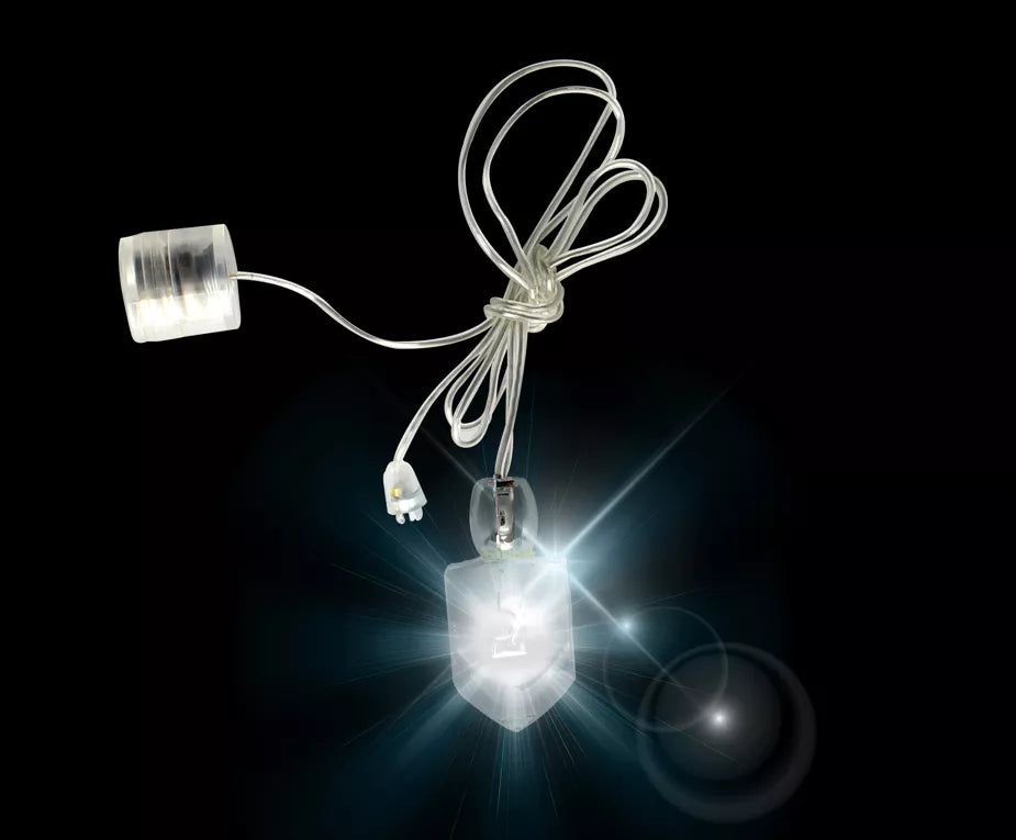 Light Up Dreidel Necklace