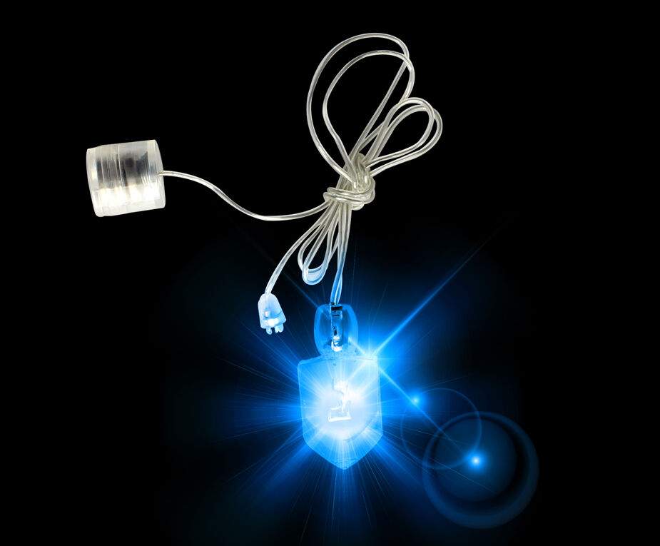 Light Up Dreidel Necklace