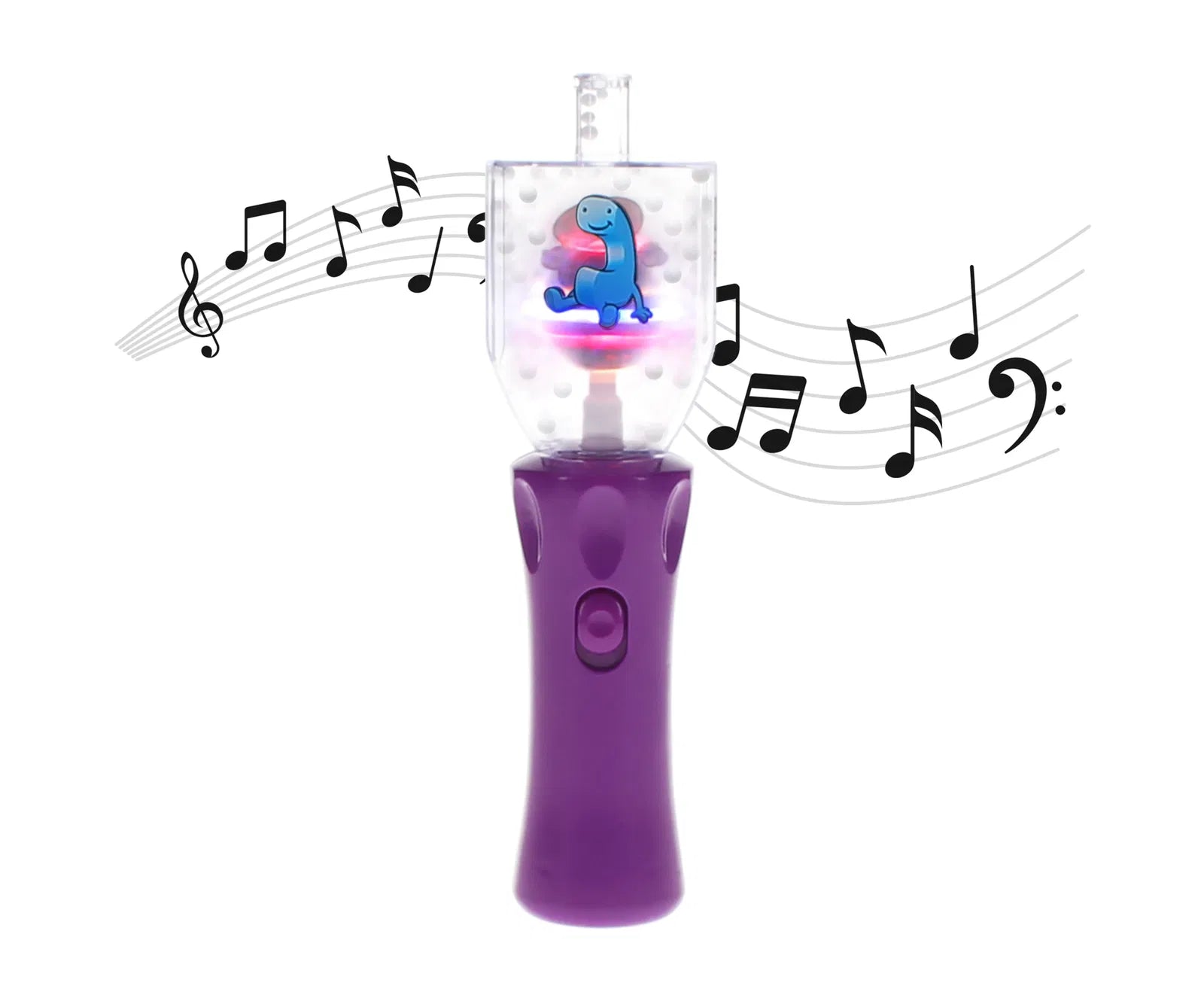LED Musical Snow Globe Dreidel