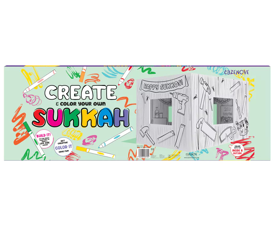 Create and color your own Sukkah