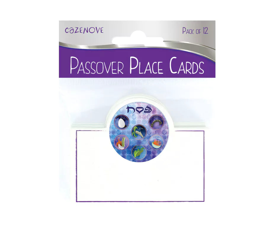 Seder plate Place card