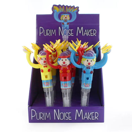 Purim Clown Noise Maker - 12PK