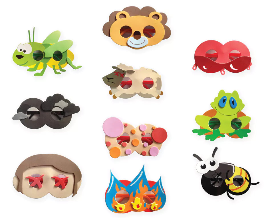 10 Plagues Foam Glasses