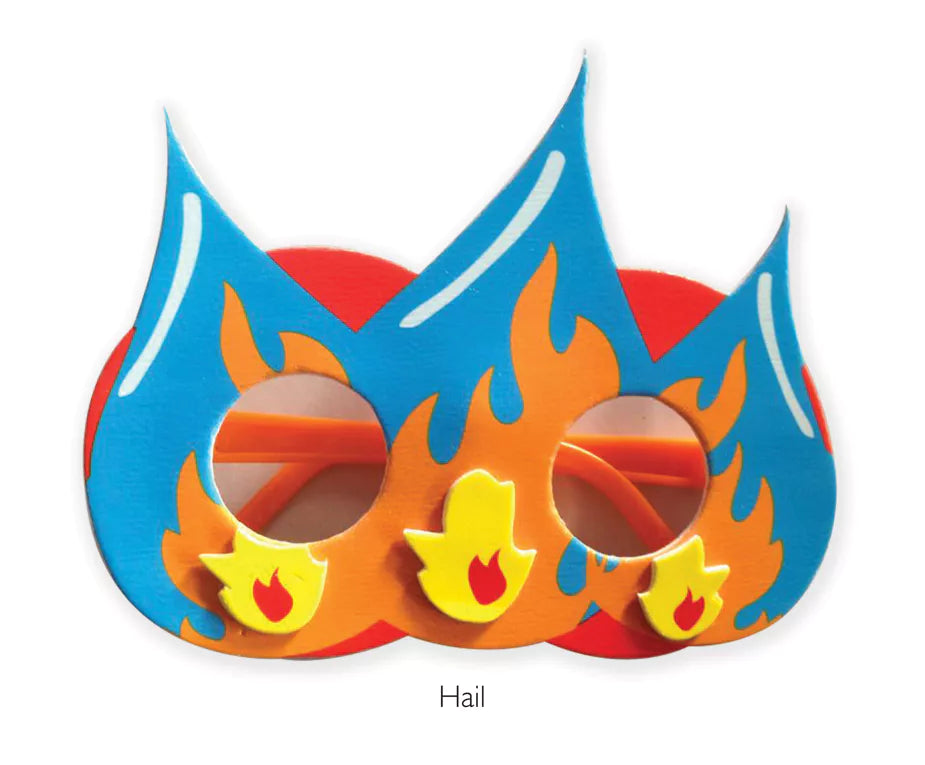 10 Plagues Foam Glasses