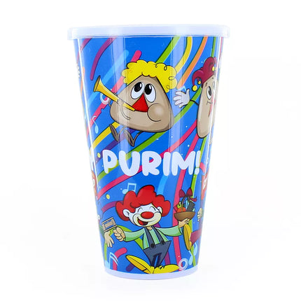 Purim Cup - Hard Plastic - 12 pk