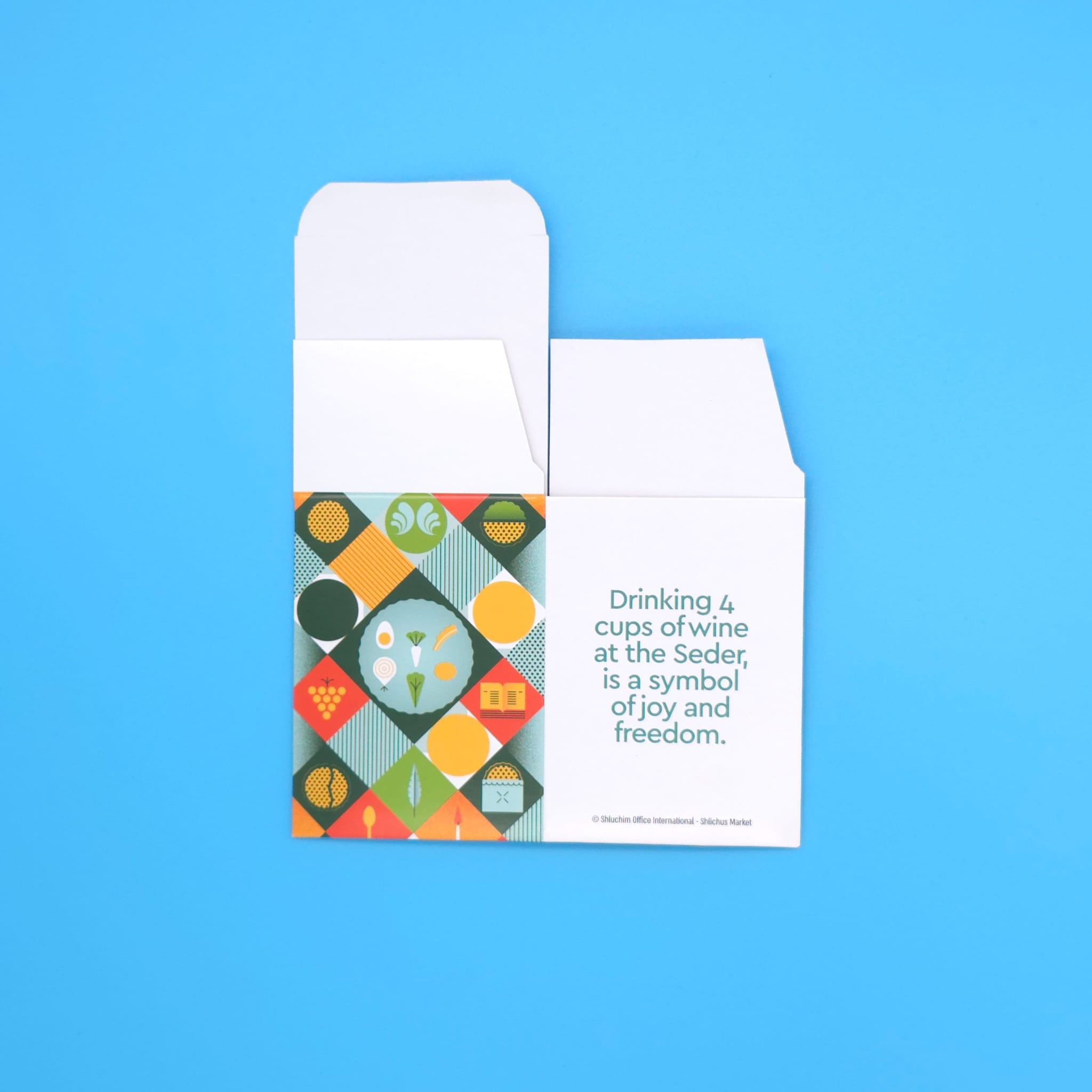 Cardboard Kiddush Cup box