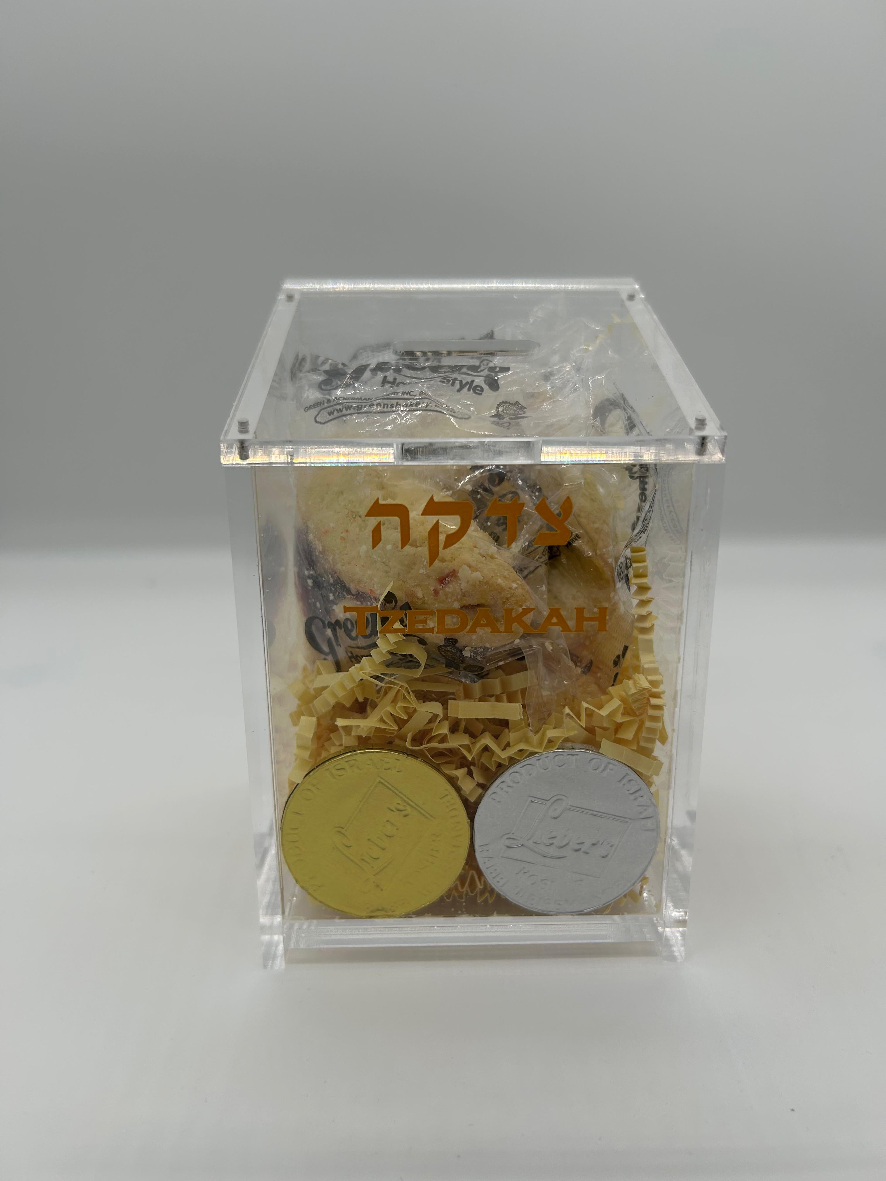 Clear Lucite Pushkah - Blank