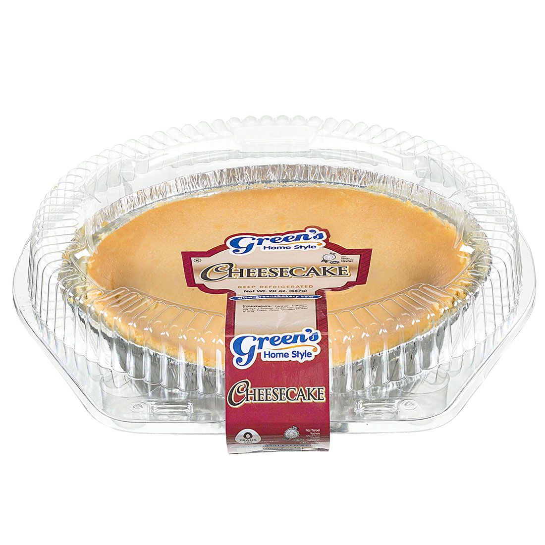 Green's Cheesecake - 7" - 20oz Round Tin