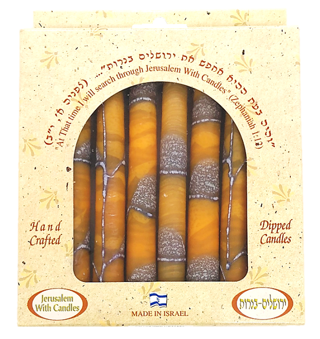 Hand Dipped Color Candles Pack of 8