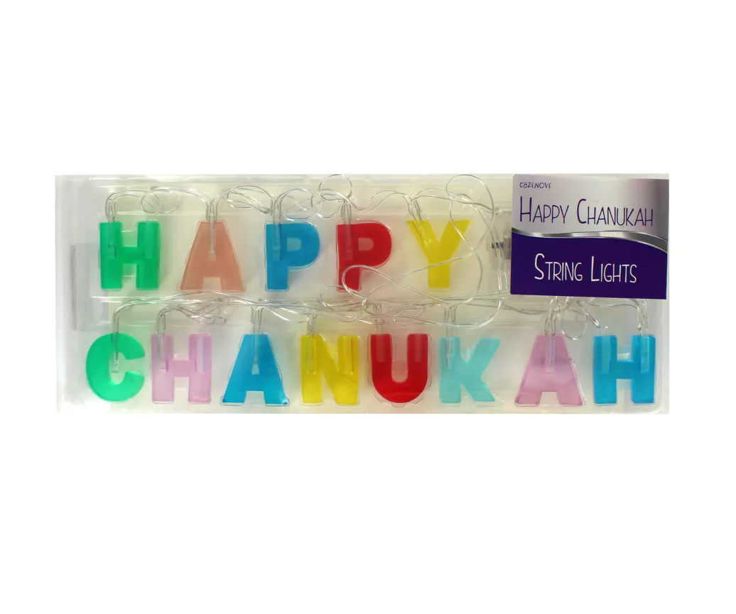 Happy Chanukah LED String Lights