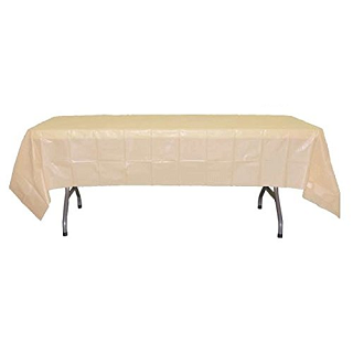 Disposable Plastic Tablecloth - 12PK