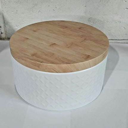 Round Tin Can (White)