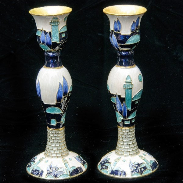 Jeweled Candlestick - PAIR 1140