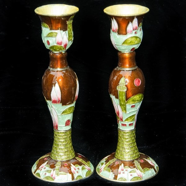 Jeweled Candlestick - PAIR 1141