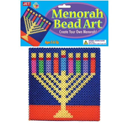 Menorah Bead Art