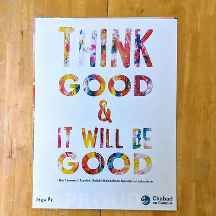 MoullyArt Think Good Poster
