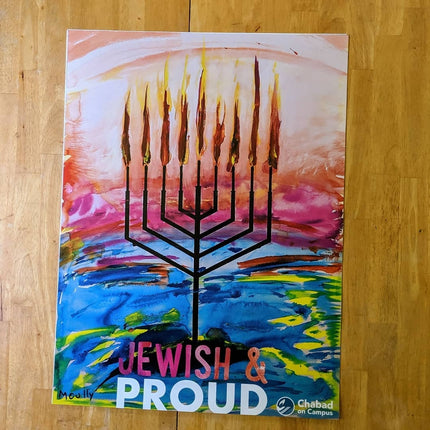 MoullyArt Jewish & Proud Poster