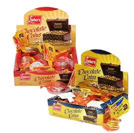 Lieber's Chocolate Coin Box