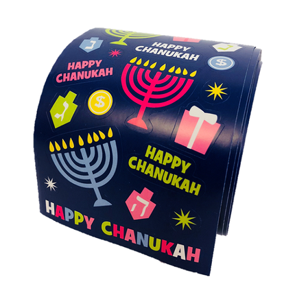 Chanukah Sticker Roll