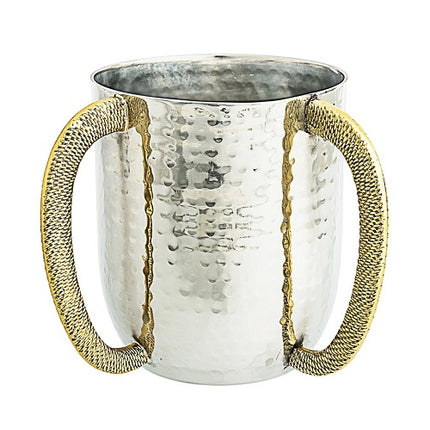 Wash Cup with Gold Handles