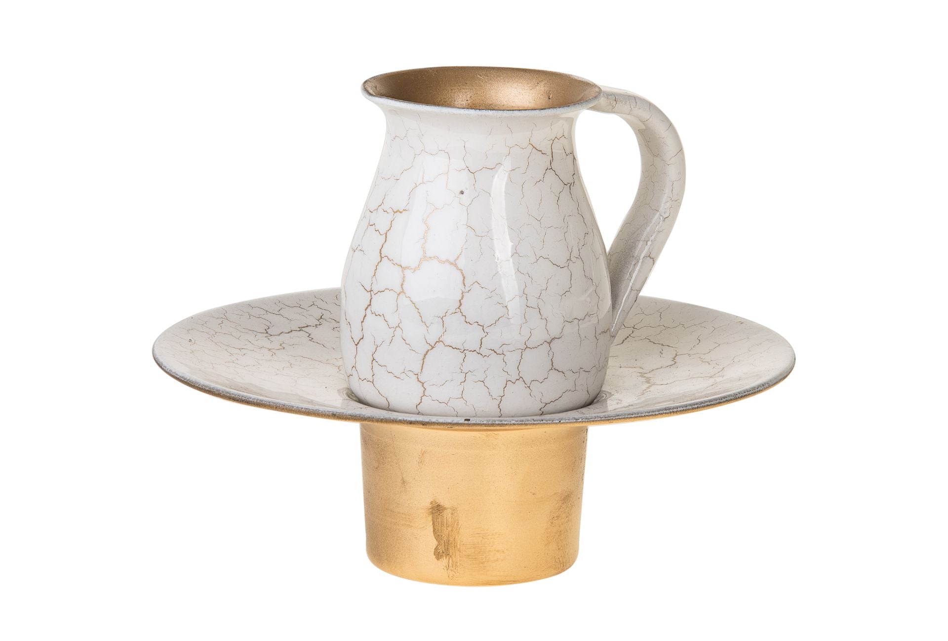 Mayim Achronim Stainless Steel White Crackle