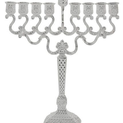 Silver Plated Menorah - Medium - #884