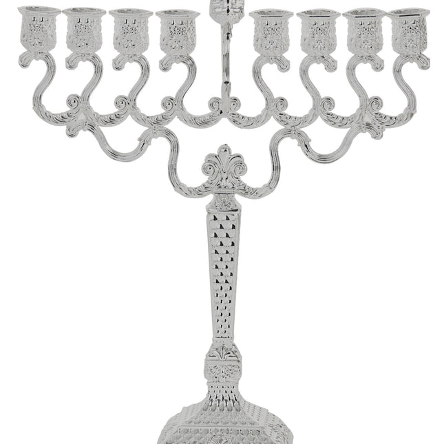 Silver Plated Menorah - Medium - #884