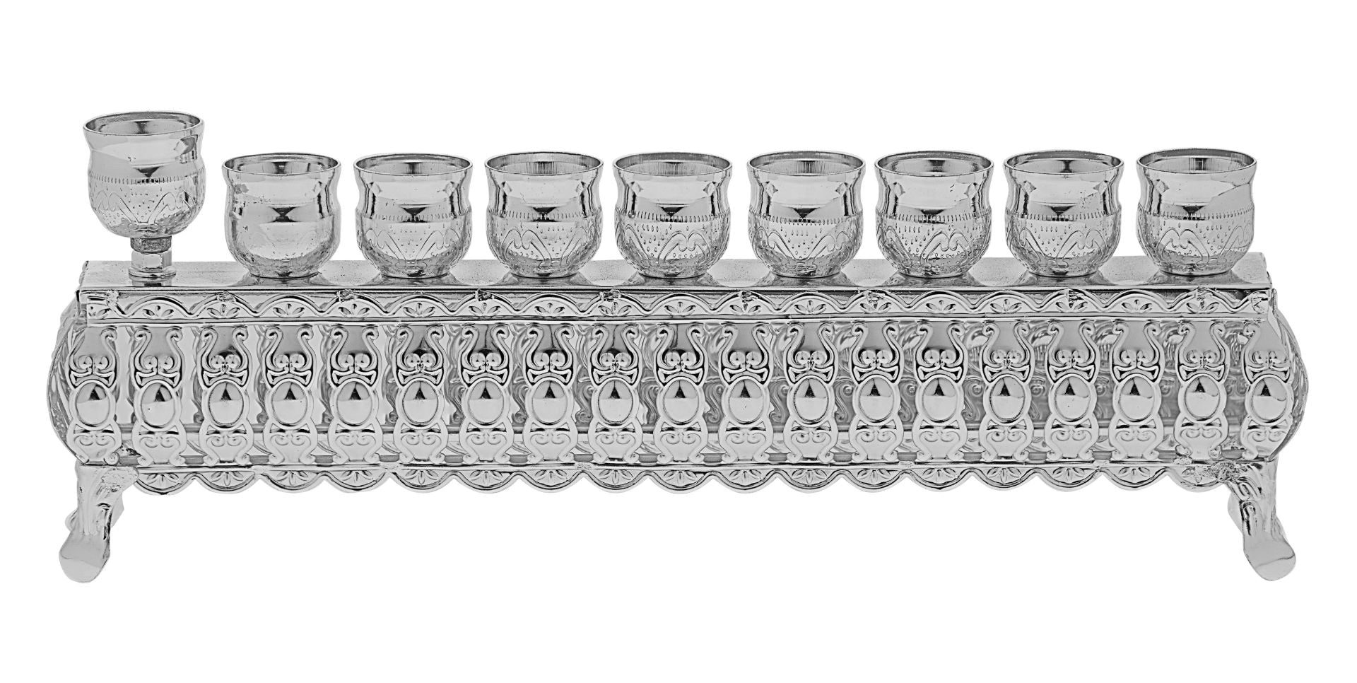 Silver Plated Menorah Short