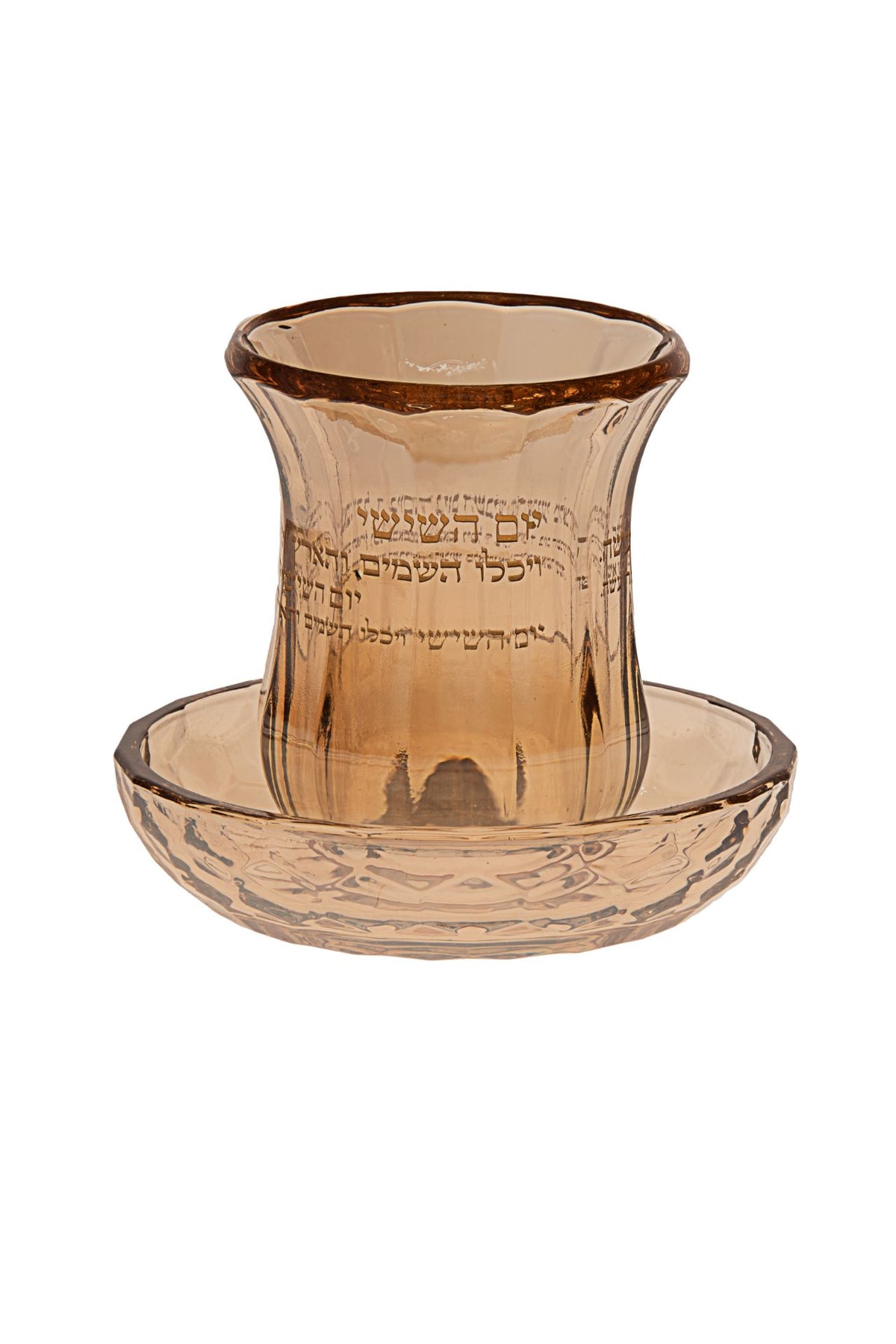 Kiddush Cup Crystal gold