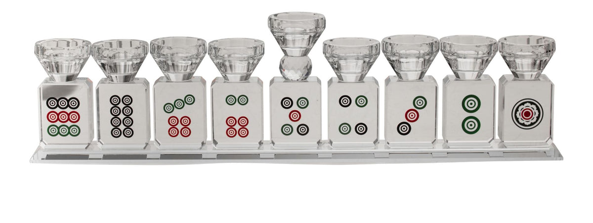 Menorah Mahjongg crystal