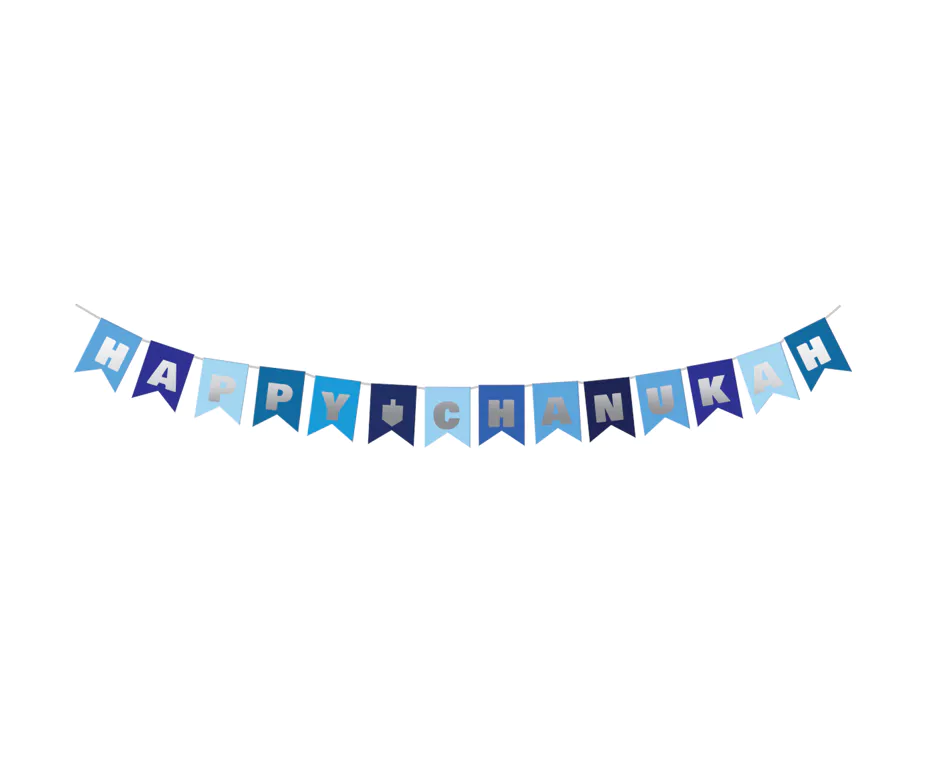 Happy Chanukah Foiled Bunting