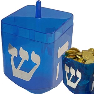 Ex large Refillable Dreidels 7" Centerpiece