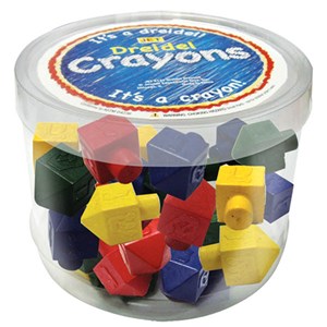 Dreidel Crayons bag of 50