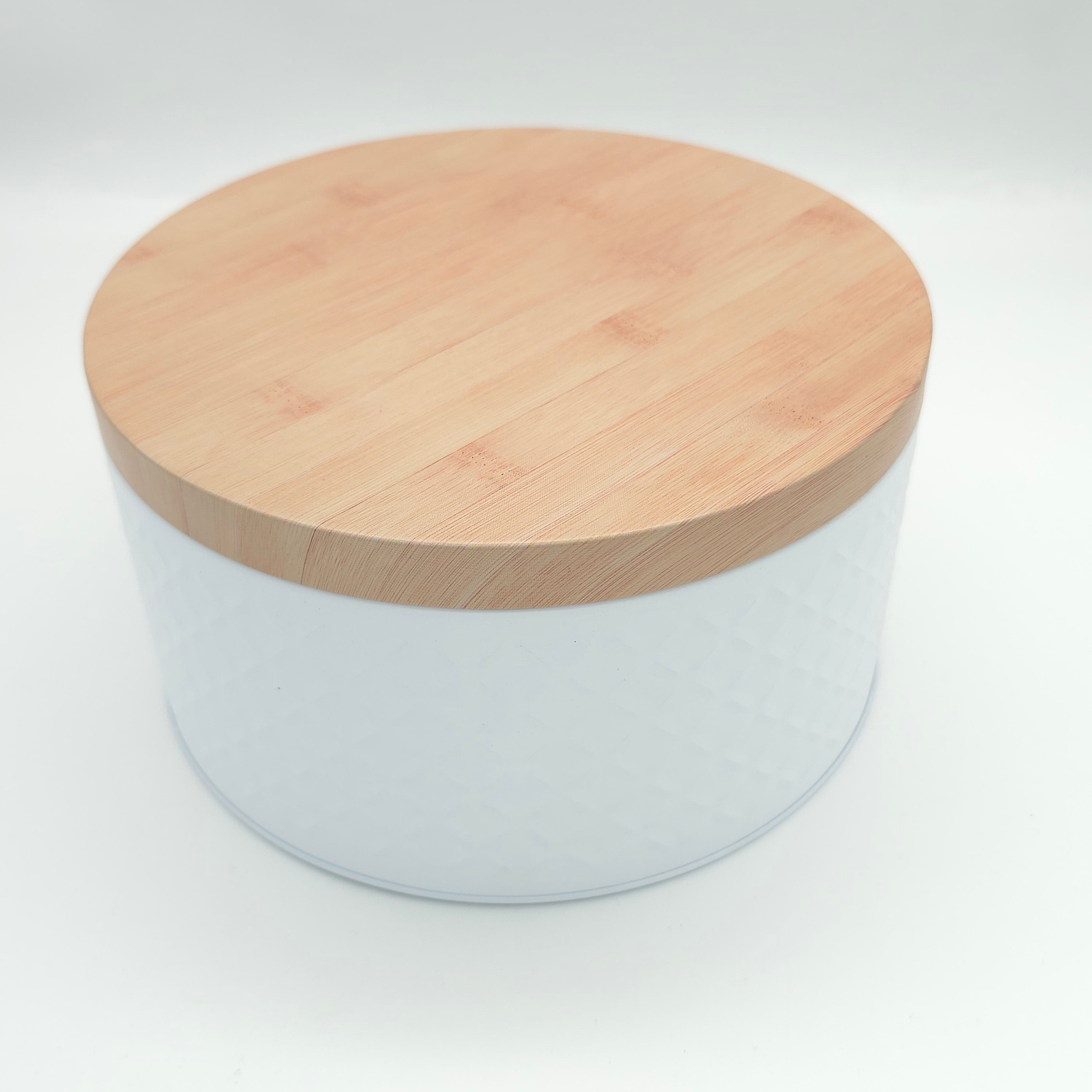 Round Tin Can (White)