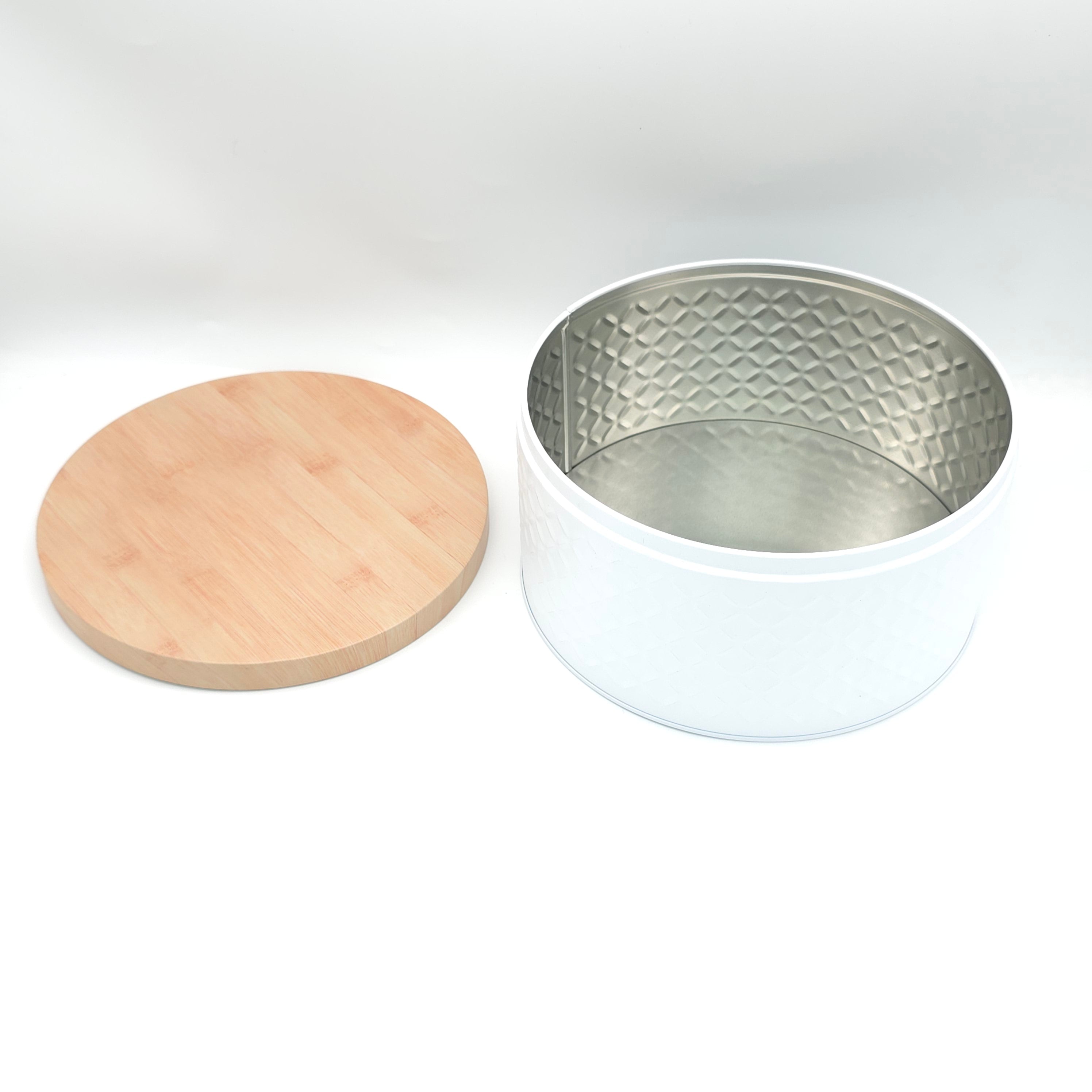 Round Tin Can (White)