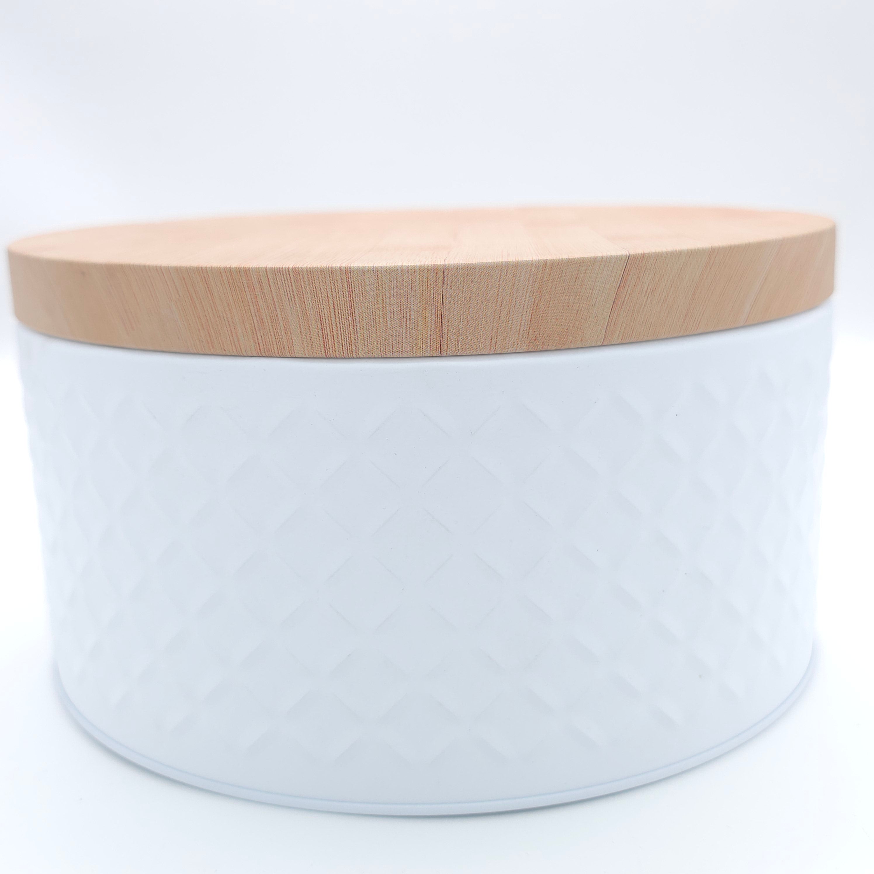 Round Tin Can (White)