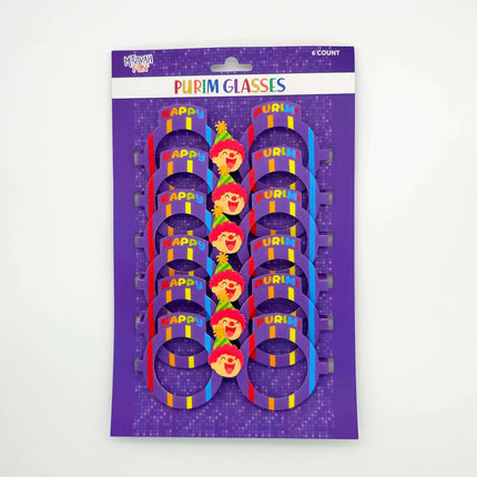 Purim Glasses 6 Count
