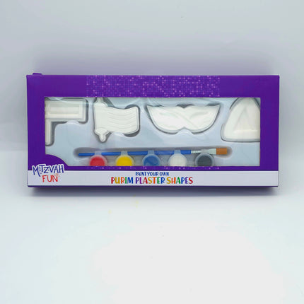 Paint your own Purim Plaster shapes