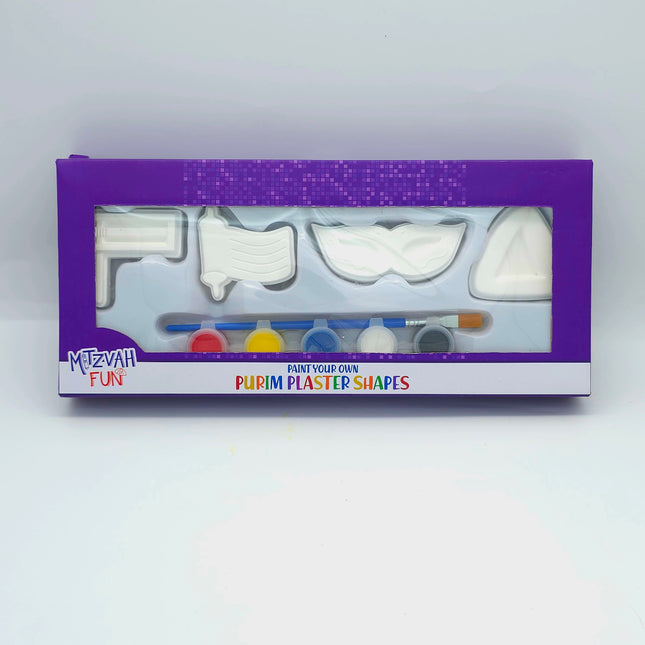 Paint your own Purim Plaster shapes